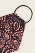 Rood mondkapje met paisley print | My Jewellery