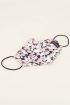 Roze mondkapje met bloemen | My Jewellery