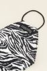 Zwart-wit mondkapje met zebraprint | My Jewellery