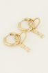 Oorringen bedels hartje & love | My Jewellery