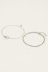 Armbandjes set van twee hartje | My Jewellery