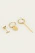 Oorbellen set hart | My Jewellery