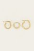 Oorbellen set gedraaid | My Jewellery