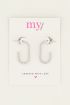Oorbellen ovaal gedraaid | My Jewellery