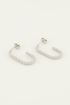Oorbellen ovaal gedraaid | My Jewellery