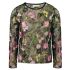 My Jewellery mesh top bloemenprint zwart