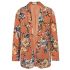 My Jewellery Blazer bloemenprint perzik kleur