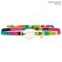 My Jewellery Armbandje stof afrika stijl kleuren schelp