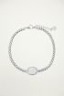 Armband Bedel Ovaal Roos, Schakelarmband
