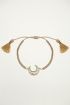 Armband maan strass, strass steentjes