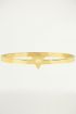 Armbanden plaatje driehoek roestvrij staal, Bangle
