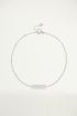 Bedelarmbandje bar met roosjesprint, armband