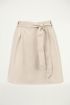 Beige rok casual, beige rokje