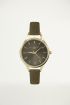 Dameshorloge Legergroen, Analoog Horloge