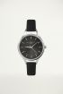 Dameshorloge Zwart, Analoog Horloge