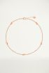 Enkelbandje ovaal zilver goud rosé, Enkelbandjes