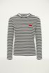 Gestreept oversized shirt, gestreept shirt