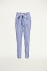Gestreepte pantalon creme, Broeken