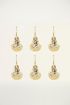 Haar sieraden ringetjes schelp, Haaraccessoires