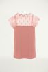 Kanten Top Roze, Roze top kanten mouw, Tops