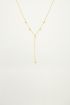 Ketting Y-vorm hartjes, minimalistische ketting