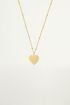 Ketting hanger roestvrij staal hartje quote, Necklace