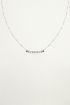 Ketting oranje kralen muntjes, coin necklace