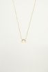 Ketting regenboog strass, ketting strass steentjes