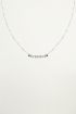 Ketting roze kralen muntjes, coin necklace