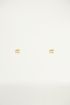 Kleine studs blokje, oorknopjes