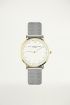 Metalen horloge mesh zilver gouden klok, horloges