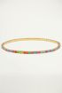 Multikleur armband strass steentjes, multikleur armband