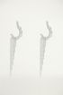 Oorhangers strass steentjes, statement oorbellen