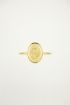 Ring Ovaal Roos, Minimalistische ring
