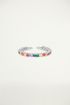 Ring regenboog strass, multikleur ring