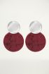 Statement Oorbel Rood, Oorhangers