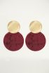 Statement Oorbel Rood, Oorhangers