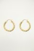 Statement Oorringen touwpatroon, oorhangers