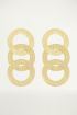 Statement oorhangers triple groot, statement oorbellen