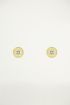 Studs munt oogje strass, studs