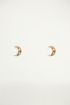 Studs strass maan, maan stud