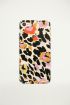 Telefoonhoesje zwart luipaardprint, softcase