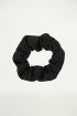 Zwarte glitter scrunchie, haaraccessoire