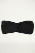 Zwarte haarband ribstof, Haaraccessoires