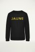 Zwarte sweater met tekst, trui met tekst