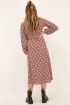 Maxi jurk met multikleur print
