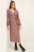 Maxi jurk met multikleur print