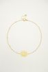 Bedelarmbandje rond met roosjesprint, armband My Jewellery