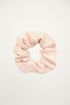 Scrunchie Leerlook Lichtroze, Scrunchies