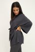 Grijze kimono met structuur | My Jewellery